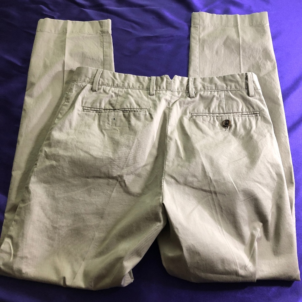 📌 Brooks Brothers Great  Cotton Pants - Trousers W31 L30 - Picture 4 of 6